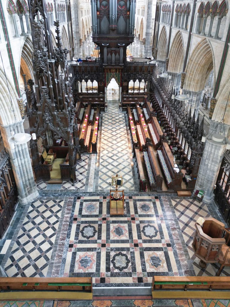 Exeter Cathedral work carried out by RM Builders and Contractors Ltd