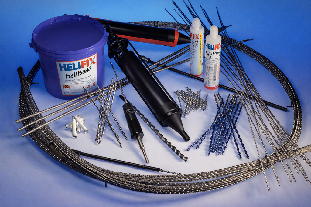 Helifix Structural Repair Services Devon and Surrounding Counties | RM Builders