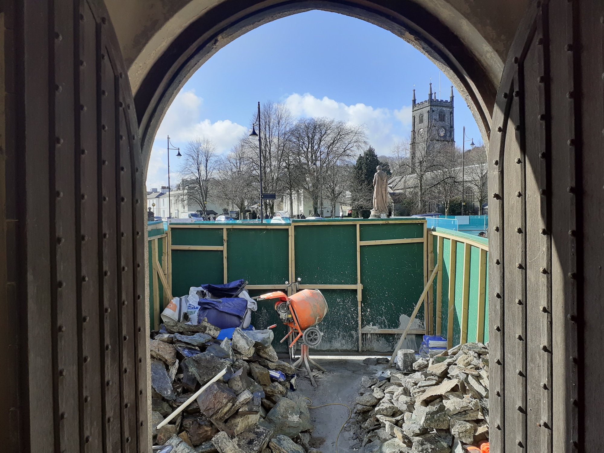 Reconstruction work by RM Builders and Contractors Ltd