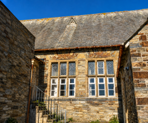 St Martin’s Church Hall in Liskeard following a complete heritage restoration by RM Builders & Contractors